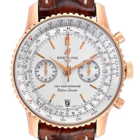 breitling navitimer 125th anniversary chronograph|Breitling Navitimer 50th anniversary edition.